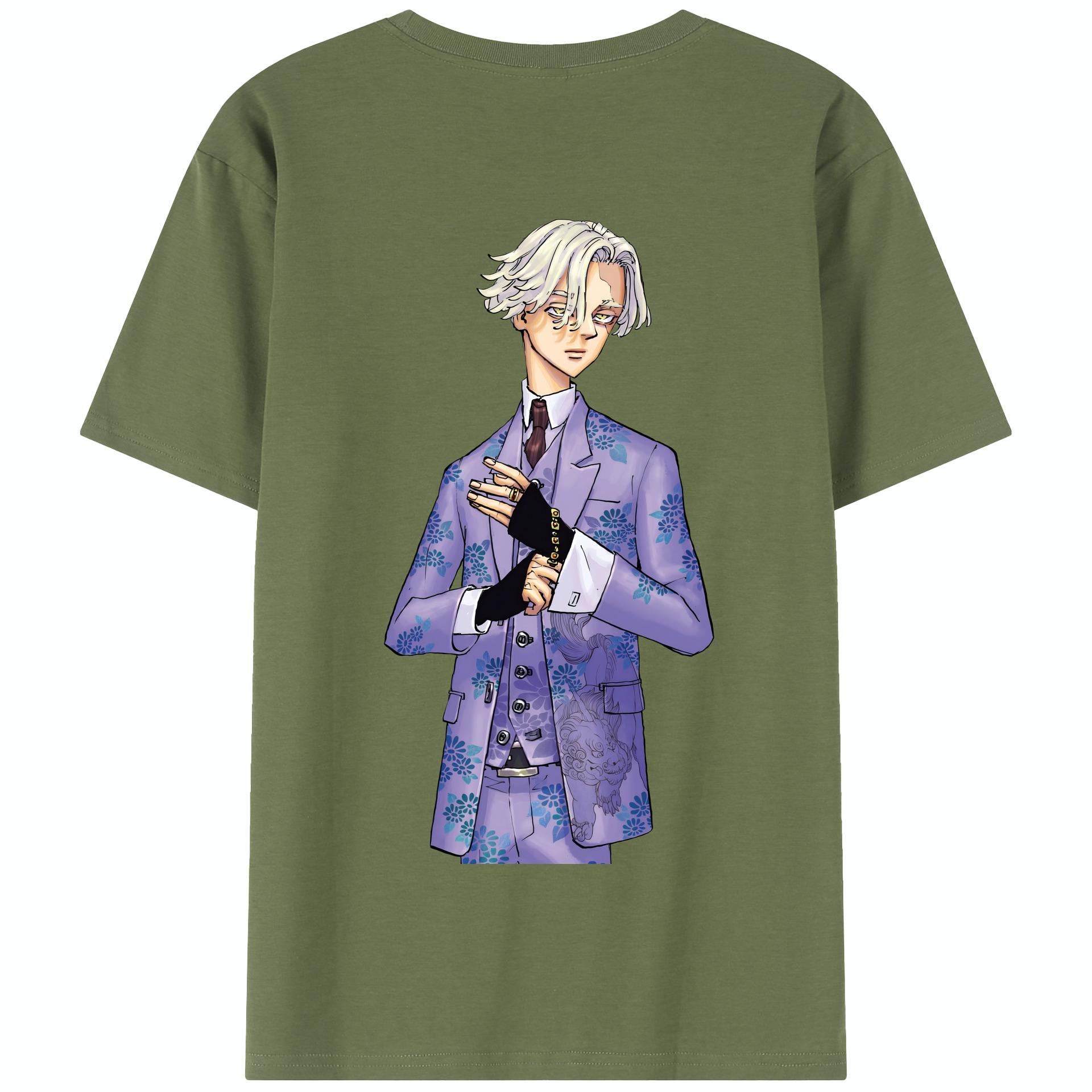 （画像用） 東京リベンジャーズ Tokyo Revengers 綿100％半袖Tシャツ（背面プリント）